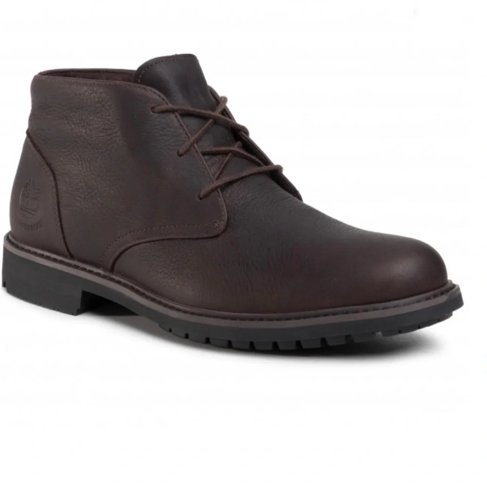 TIMBERLAND Stormbucks Chukka TB0A2ETJV13 Dk Brown Full - Picture 1 of 6